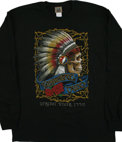 liquid blue Spring Tour '90 Black Long Sleeve T-Shirt
