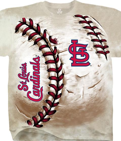 liquid blue St. Louis Cardinals Hardball Tie-Dye T-Shirt