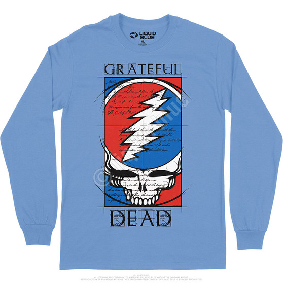 Liquid Blue Steal Your Blueprint Long Sleeve T-Shirt