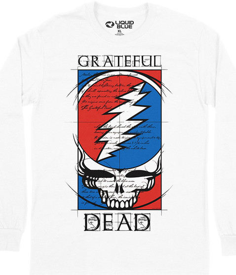 liquid blue Steal Your Blueprint Long Sleeve T-Shirt