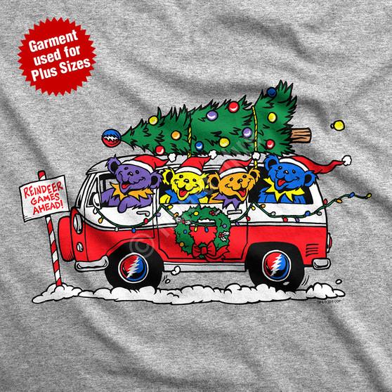 Liquid Blue Steal Your Christmas Tree Green Athletic T-Shirt