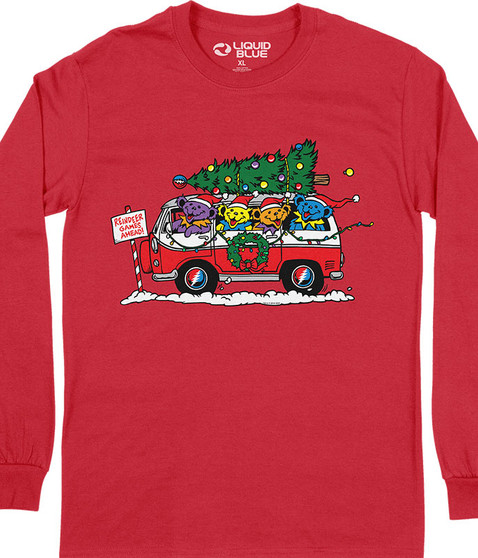 liquid blue Steal Your Christmas Tree Long Sleeve T-Shirt