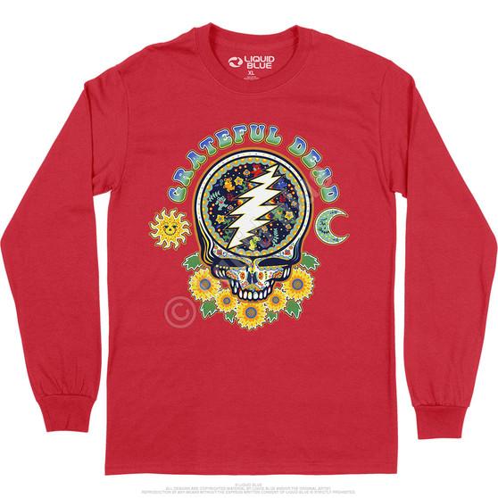 Liquid Blue Steal Your Face Day Of The Dead Long Sleeve T-Shirt