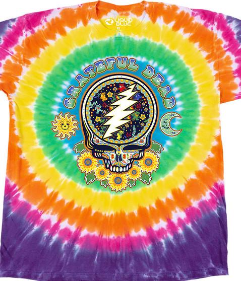 liquid blue Steal Your Face Day Of The Dead T-Shirt