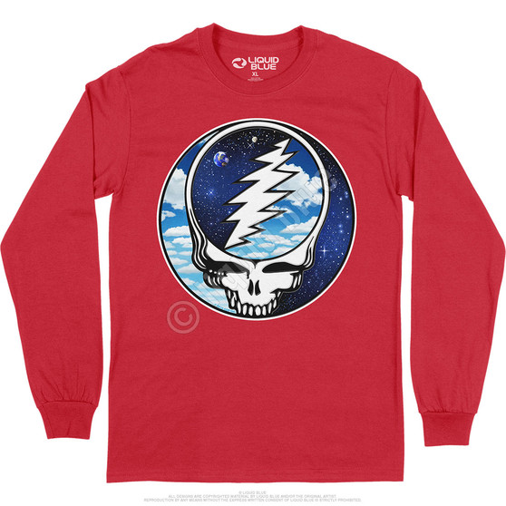 Liquid Blue Steal Your Sky Space Long Sleeve T-Shirt