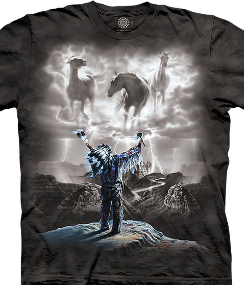 liquid blue Summoning The Storm Classic Cotton T-Shirt