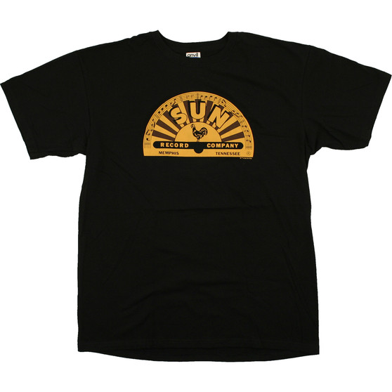 Liquid Blue Sun Records Memphis Label Black T-Shirt