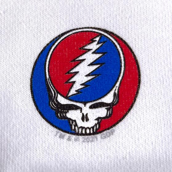 Liquid Blue SYF 1/4 Zip Pullover Comfort Colors White Sweatshirt