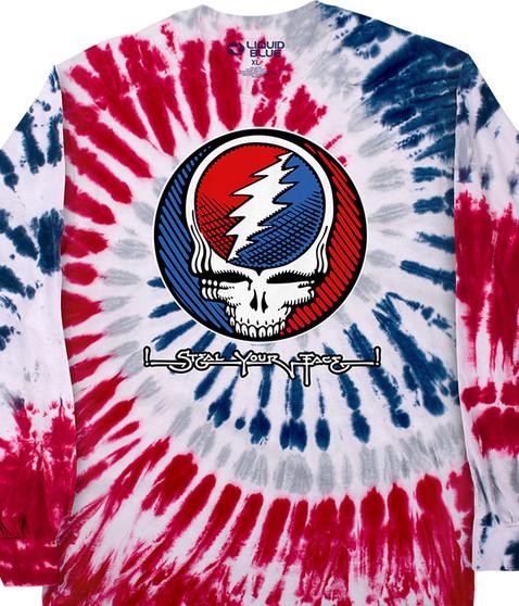 liquid blue SYF Underground Tie-Dye Long Sleeve T-Shirt