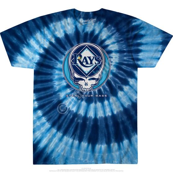 Liquid Blue Tampa Bay Rays Steal Your Base Tie-Dye T-Shirt