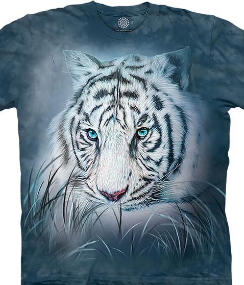 liquid blue Thoughtful White Tiger Classic Cotton T-Shirt