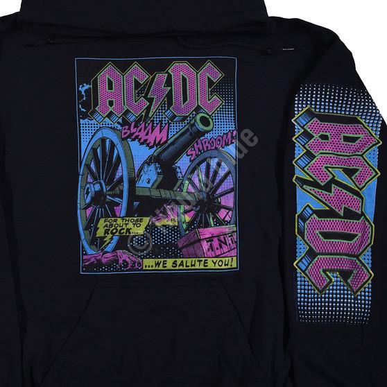 Liquid Blue TNT Blacklight Black Sleeve Printed Hoodie