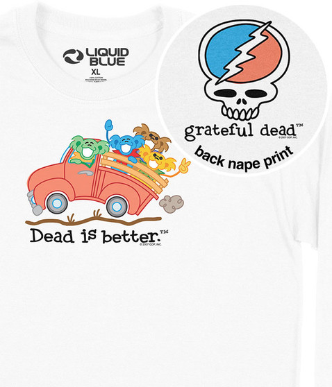 liquid blue Truck Dead Is Better Long Sleeve T-Shirt