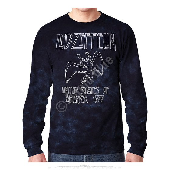 Liquid Blue USA Tour 77 Tie-Dye Long Sleeve T-Shirt