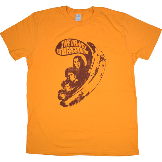 Liquid Blue Velvet Underground VU Says Yellow T-Shirt