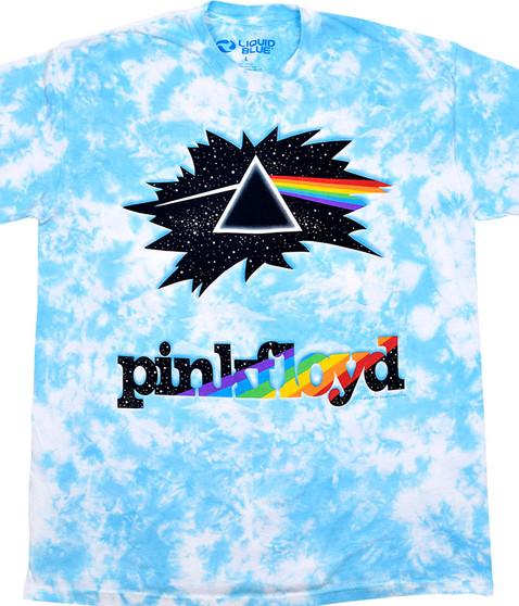 liquid blue Vintage 1994 Dark Side Of The Moon Tie-Dye T-Shirt