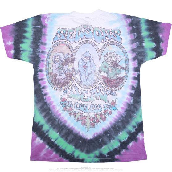 Liquid Blue Vintage Seasons Of The Dead Poly-Cotton Tie-Dye T-Shirt