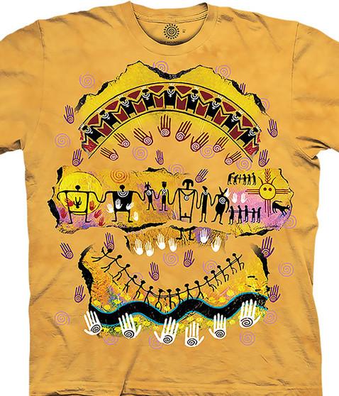 liquid blue We Are All Related Classic Cotton T-Shirt