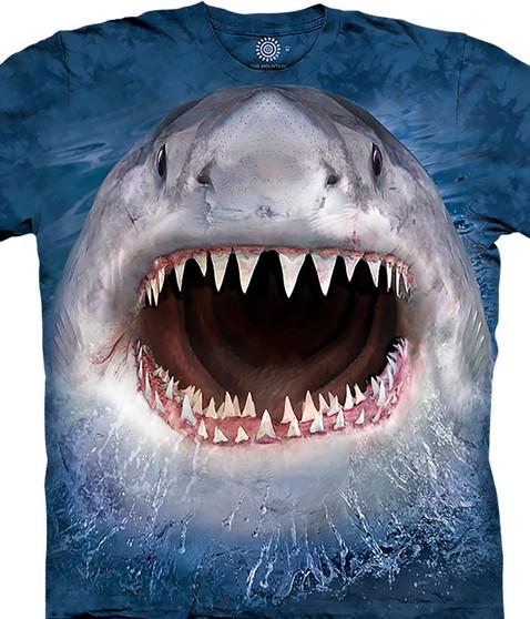 liquid blue Wicked Nasty Shark Classic Cotton T-Shirt