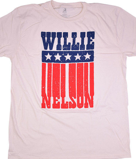 liquid blue Willie Nelson American Name Tan T-Shirt