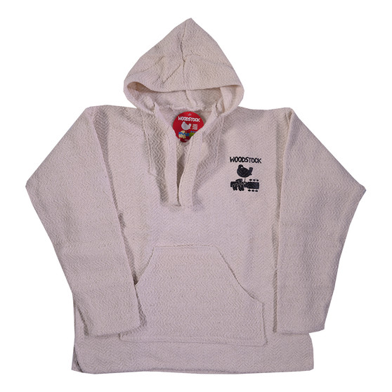 Liquid Blue Woodstock Anniversary Natural Baja Hoodie
