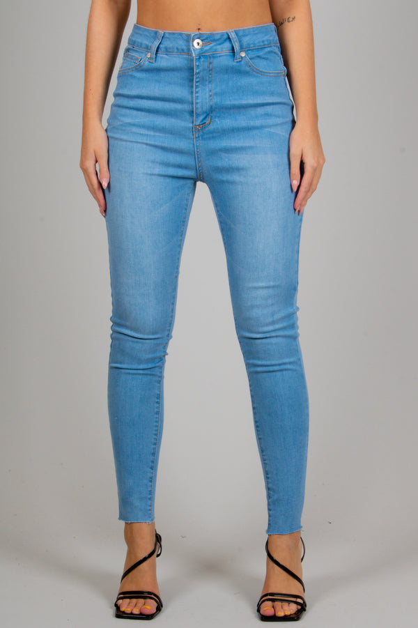 Liquor & Poker Back To Basics Skinny Jeans Made From Recycled Plastic Bottles And Organic Cotton Indigo