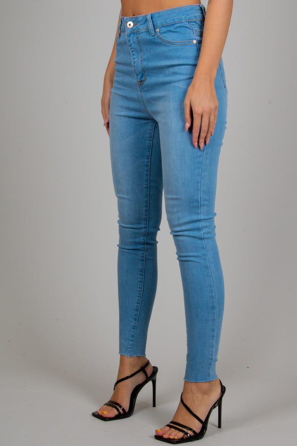 liquor & poker Back To Basics Skinny Jeans Made From Recycled Plastic Bottles And Organic Cotton Indigo