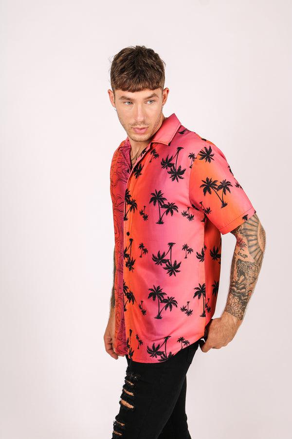 Liquor & Poker Cuba Hawaiian Resort Shirt With Split Print