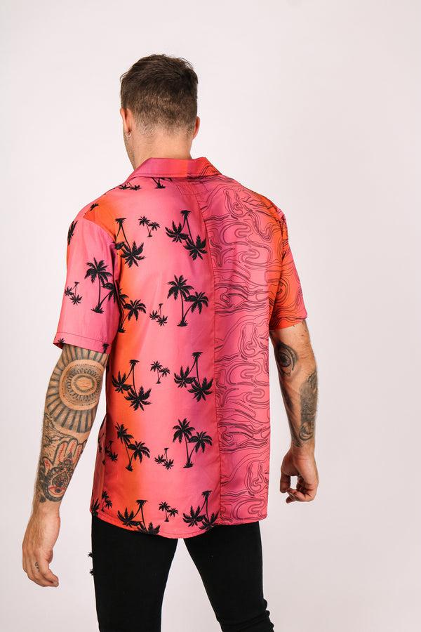 Liquor & Poker Cuba Hawaiian Resort Shirt With Split Print