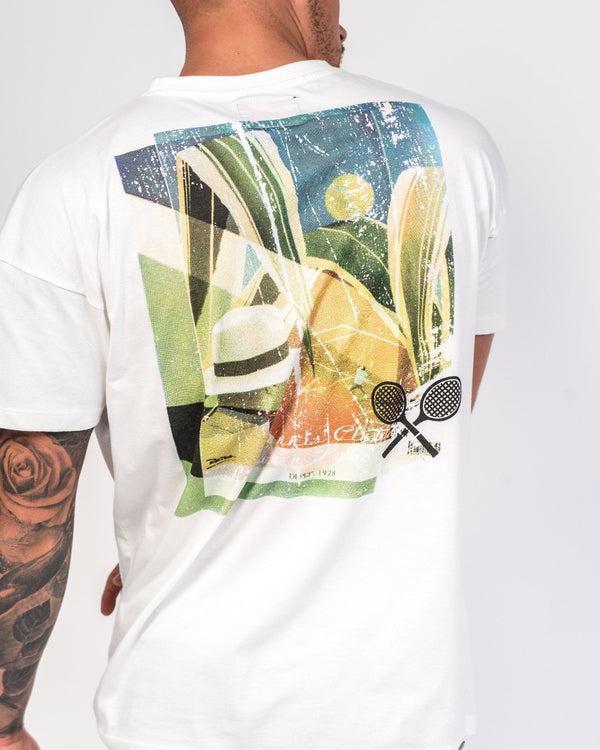 Liquor & Poker Havana Club Tennis Printed White T-Shirt
