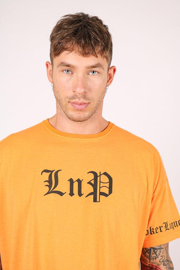 Liquor & Poker Liquor N Poker Convict Neon Orange T Shirt