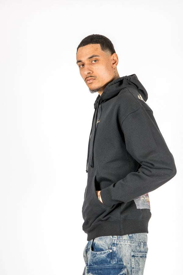 Liquor & Poker Liquor N Poker Oversized Hoodie Eternal Paradise Back Print Black