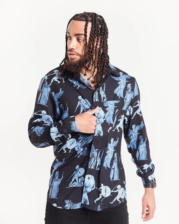 liquor & poker Aphrodite Print Long Sleeve Shirt