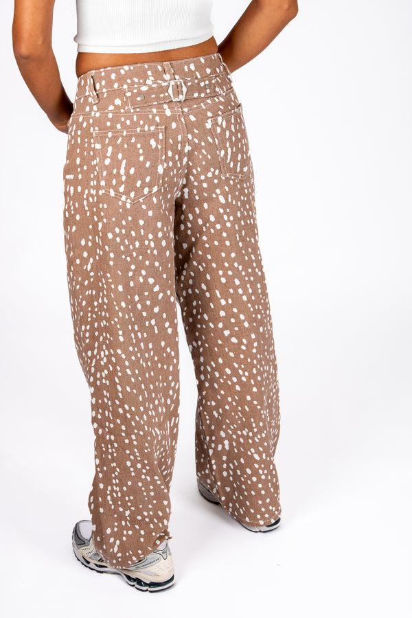 Liquor & Poker Bambi Printed Jeans