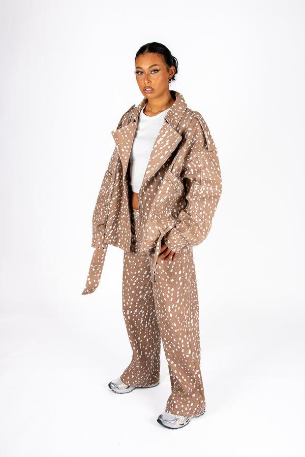 Liquor & Poker Bambi Printed Jeans