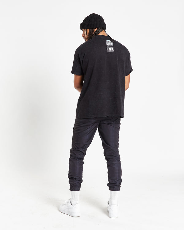 Liquor & Poker Black Navy Nylon Cargo