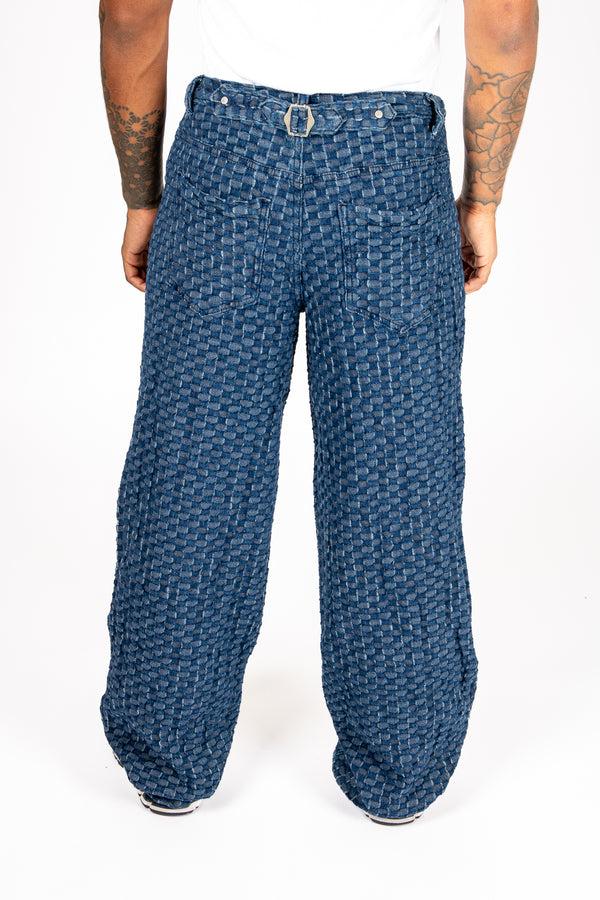 Liquor & Poker Bubble Denim Relaxed Baggy Jeans