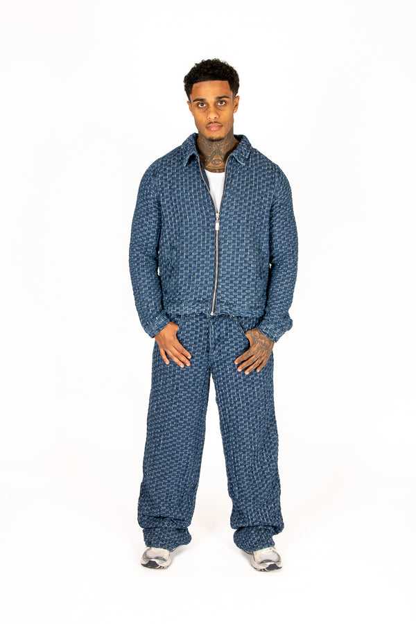 Liquor & Poker Bubble Denim Relaxed Baggy Jeans
