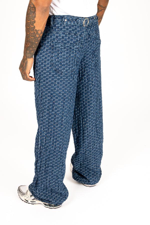 liquor & poker Bubble Denim Relaxed Baggy Jeans