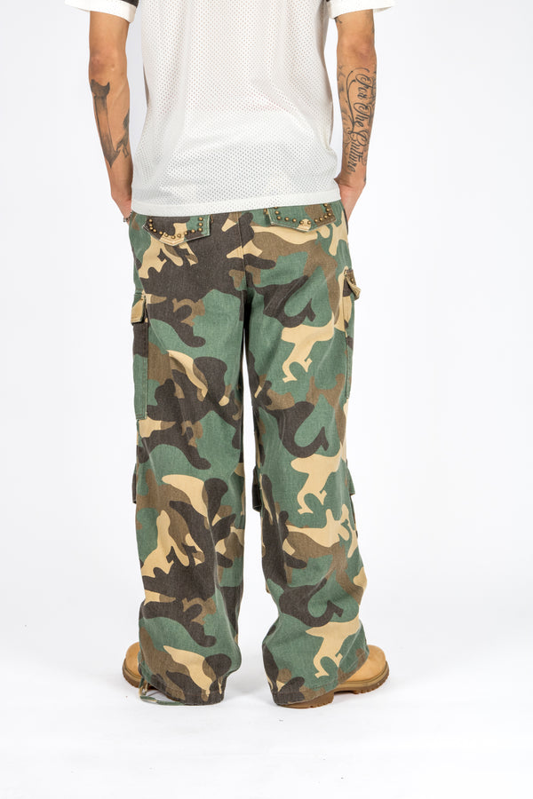 Liquor & Poker Camo Baggy Cargo