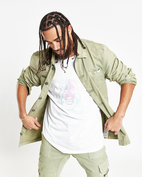 liquor & poker Fort Utility Khaki Shirt