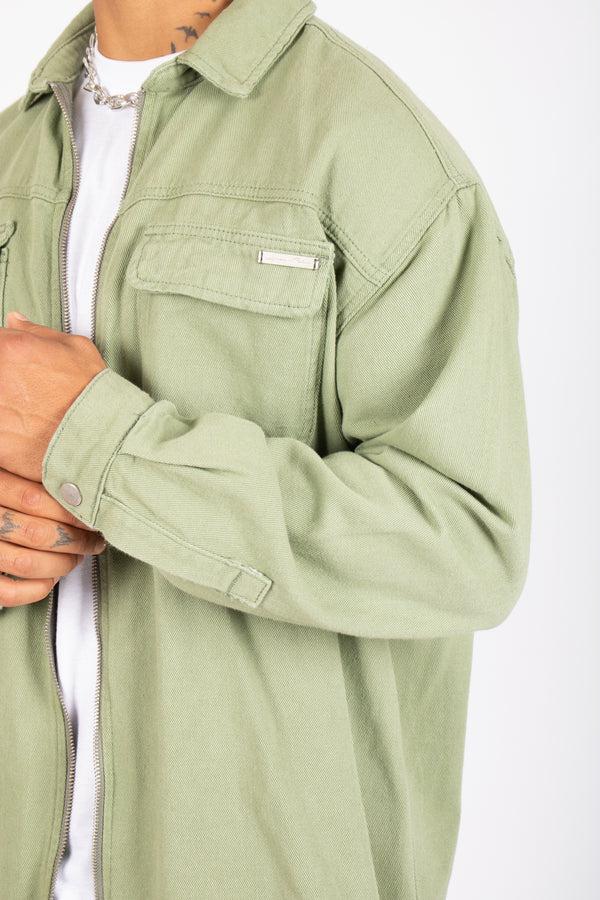 Liquor & Poker Khaki Relaxed Utility Shirt