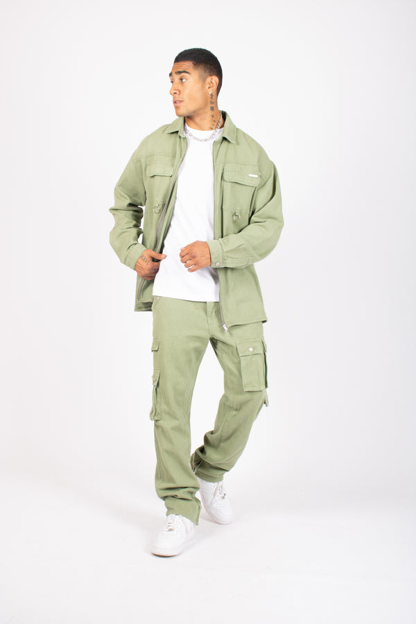 Liquor & Poker Khaki Relaxed Utility Shirt