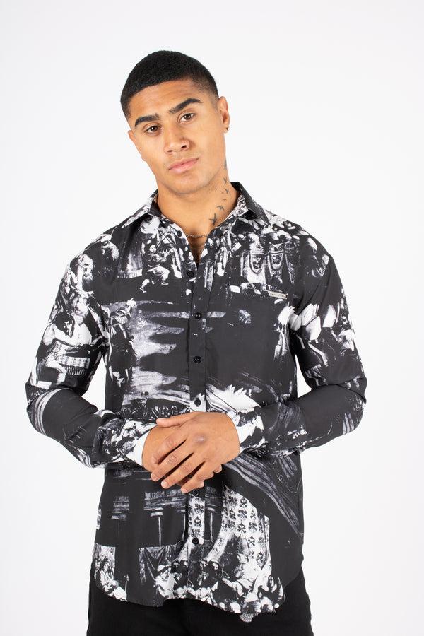 Liquor & Poker Long Sleeve Angel Renaissance Shirt