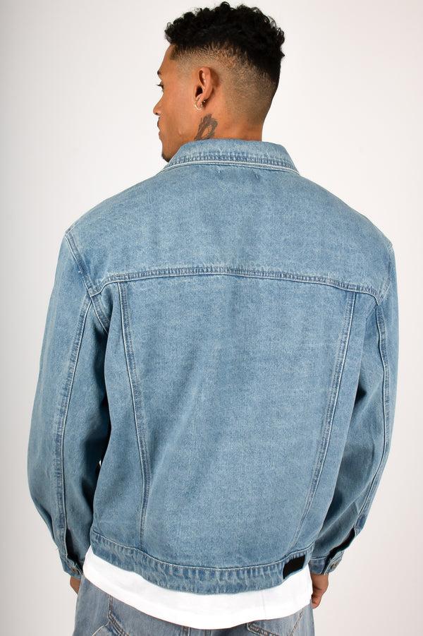 Liquor & Poker Nevada Blue Wash Utility Denim Jacket