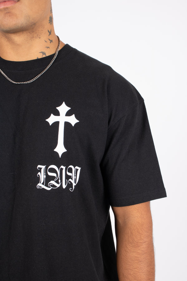 Liquor & Poker "Only The Blessed" Cross T-Shirt