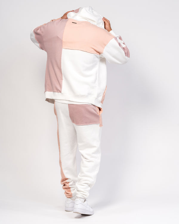 Liquor & Poker Oversized Varsity Spliced Zip Hoodie