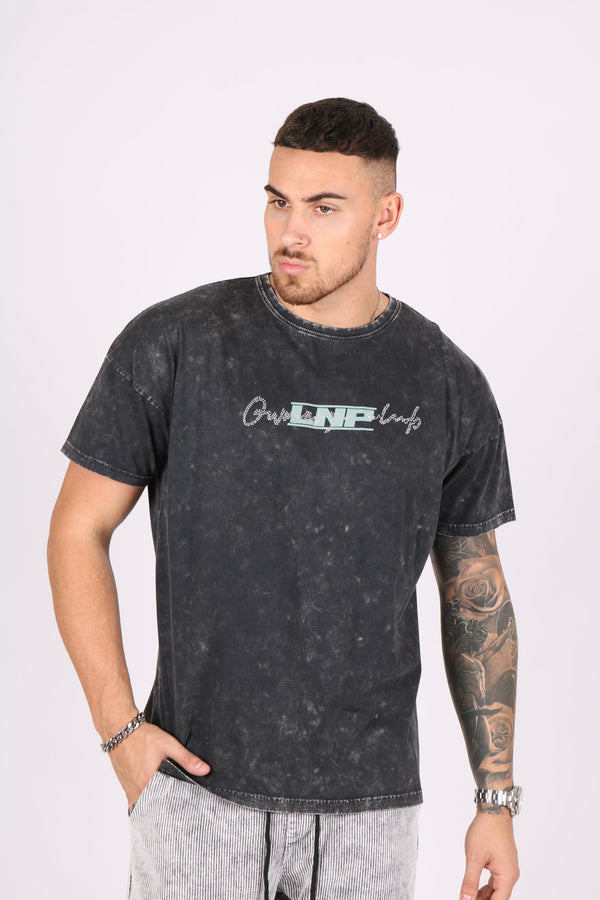 Liquor & Poker Owners Relaxed Diamanté T-Shirt