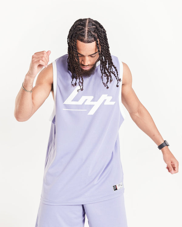 liquor & poker Playas Basketball Lilac Vest