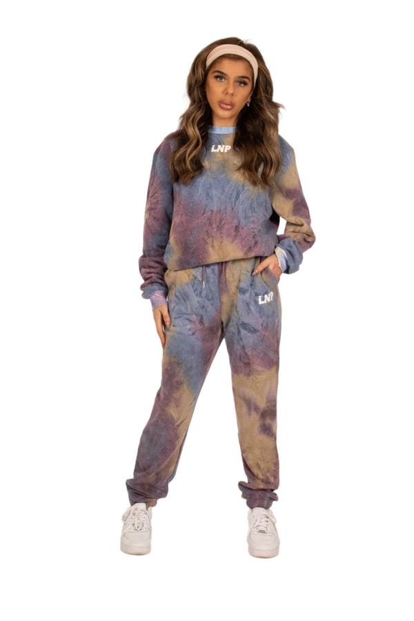 Liquor & Poker Purple Tie Dye Sweater